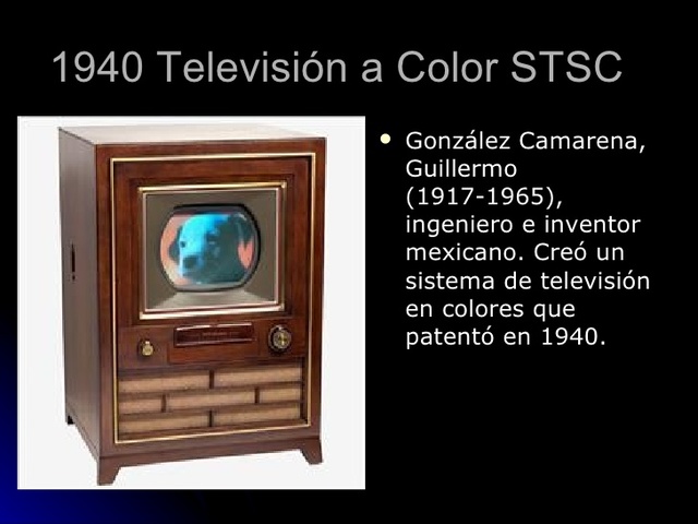 television a color  1940
