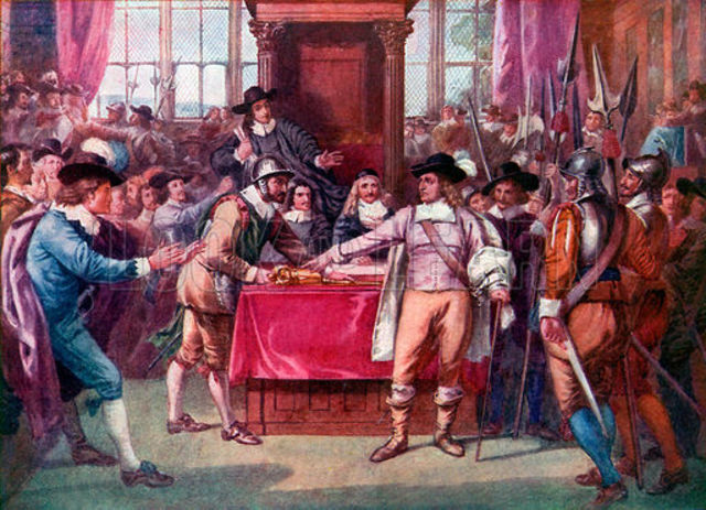 Charles I dissolves Parliament