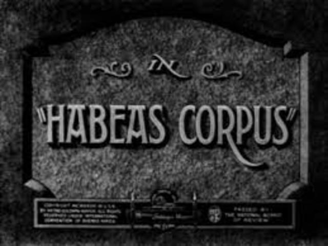 Habeas Corpus passed