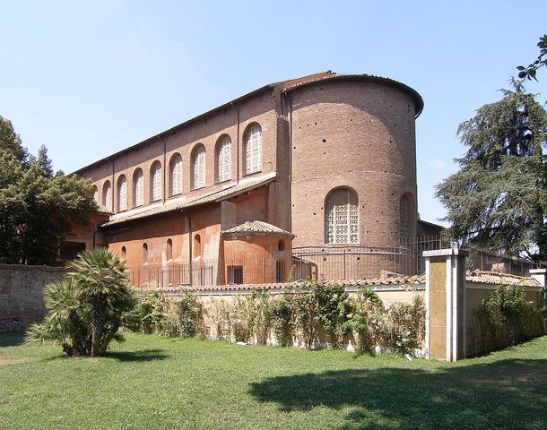 Santa Sabina. Rome, Italy. Late Antique Europe. c. 422-432 C.E. Brick and stone, wooden roof.