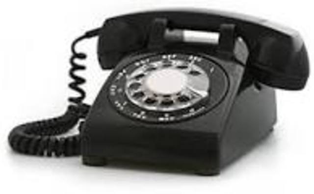 The rotary phone came into popularity