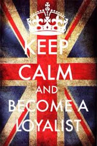 Effects of the Loyalists