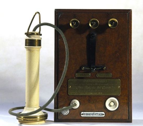 The phone in the 1870s