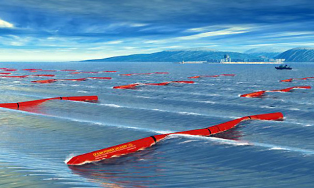 First world's first wave powered station