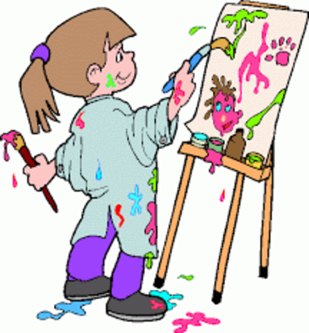 6. I went to my first art class