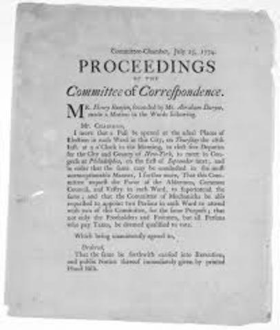 Committee of correspondence