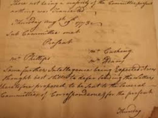 Committee Of Correspondence