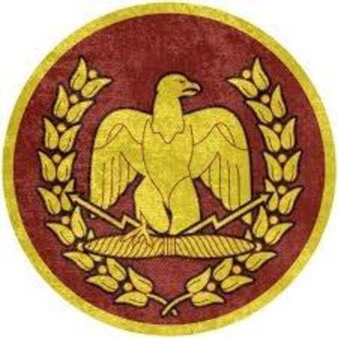 Rome transfers from a Republic to an Empire