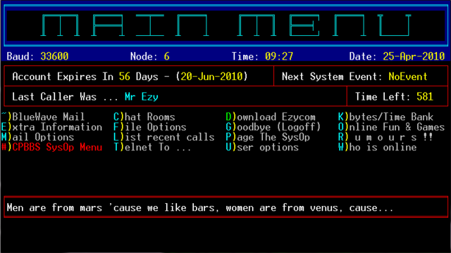 BBS (Bulletin Board System)