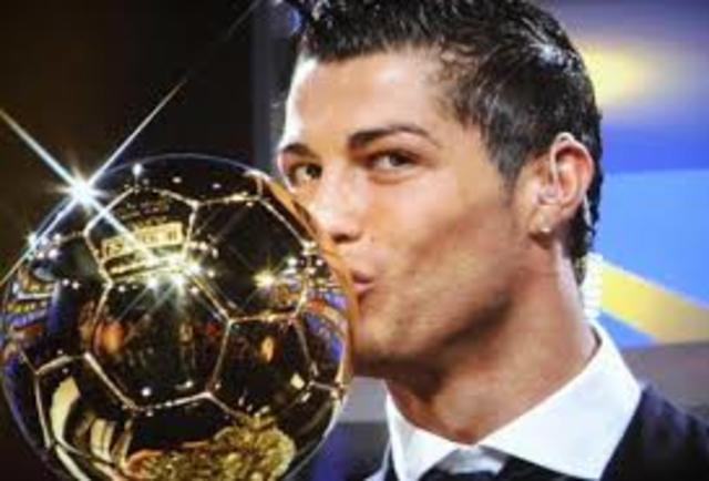 Cristiano Ronaldo's First ballon Do'r