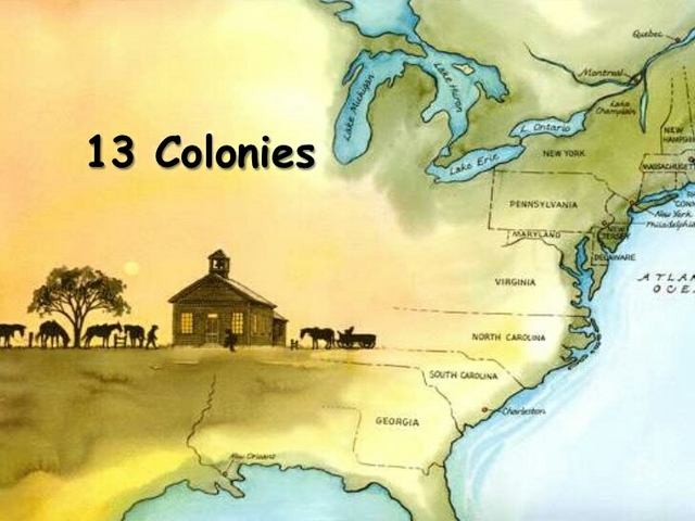 Year 1607-1636: 13 Colonies