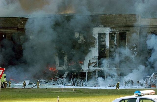 9:37 AM: Hijackers crash flight 77 into the Pentagon