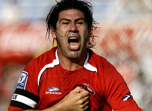 Marcelo Salas Scores His Final Goal For Chile