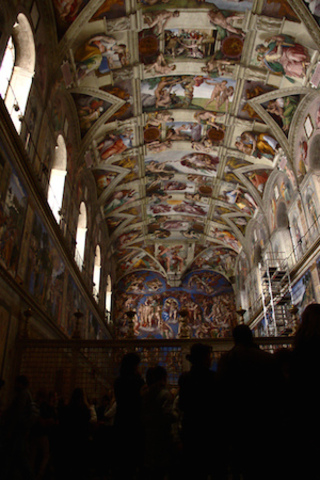 Michelangelo Finishes His Painting of the Sistine Chapel