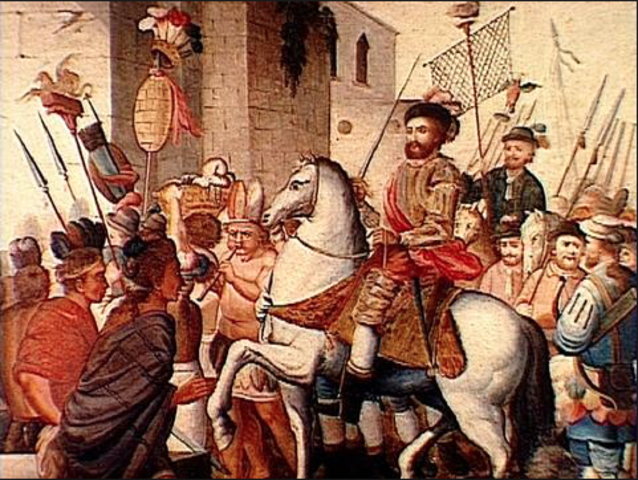 Cortés inicia su expedición a Tenochtitlán