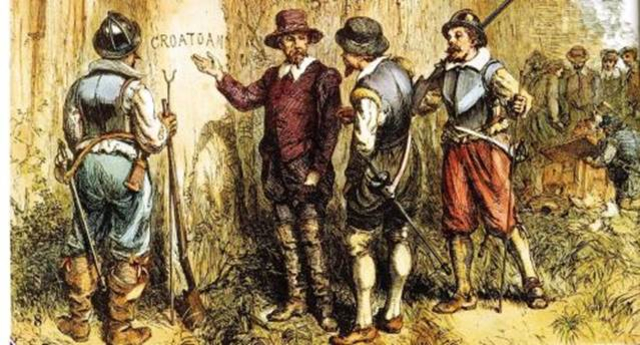 Lost colony of Roanoke in 1584-1590