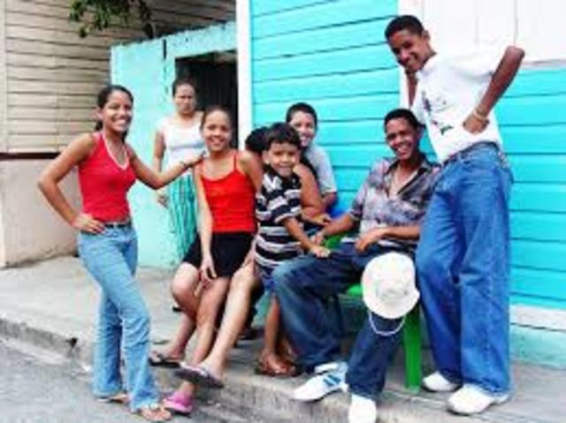 Family in Dominican Republic