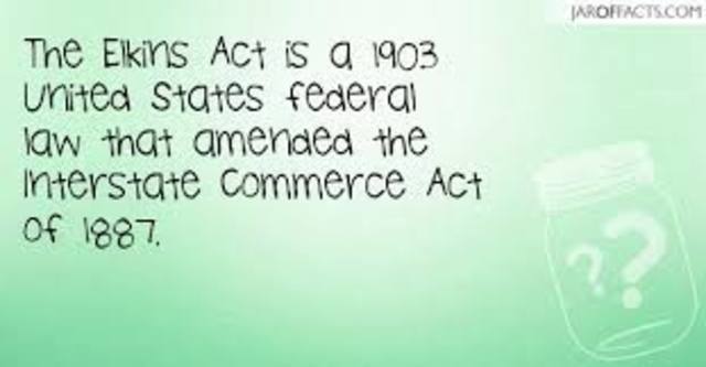 Elkins Act passed