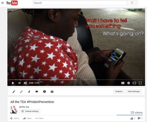 1st Video: #PrideinPrevention