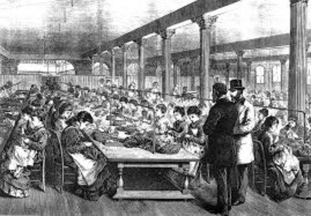 comienzo de la revolución industrial