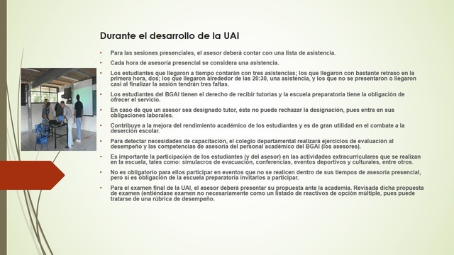 Cómo actuar durante UAI