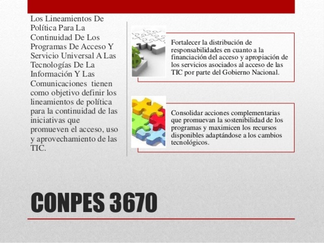 CONPES 3670 de 2010