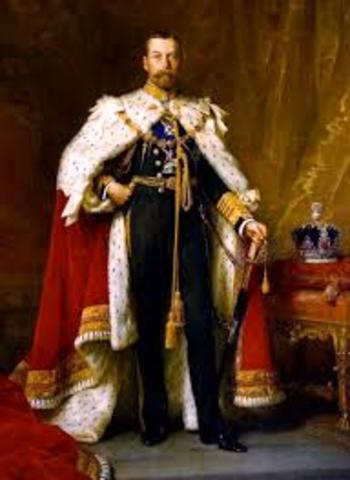 King George V, Elizabeth's grandfather died