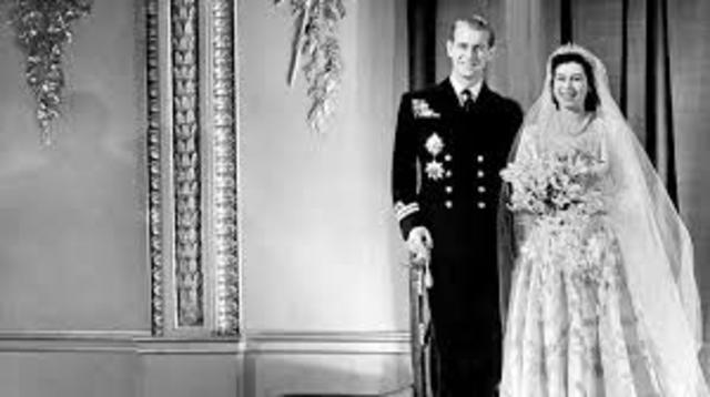 Princess Elizabeth is married to Lieutenant Philip Mountbatten