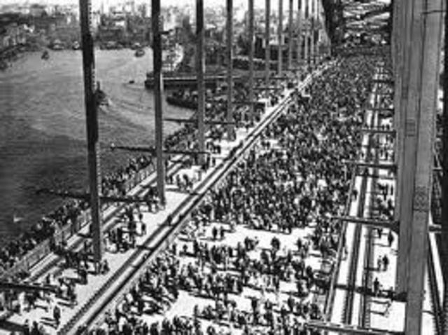 Opening of the Sydney Harbour Bridge