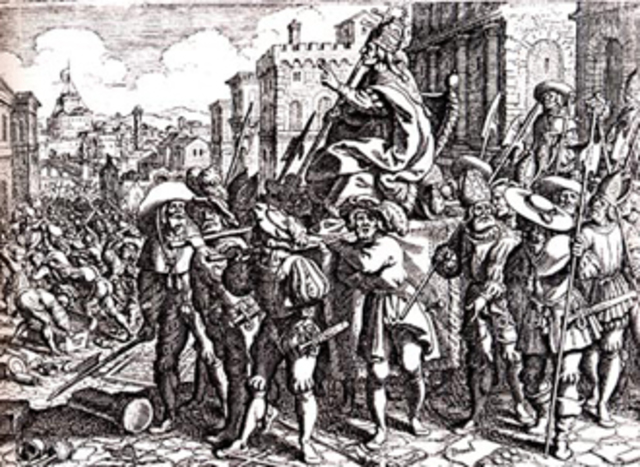 Imperial soldiers Vs Pope: Il sacco di Roma