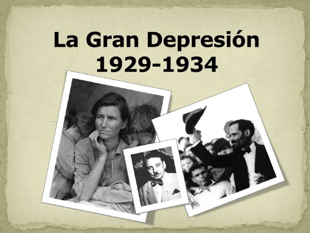 La gran depresión de 1929