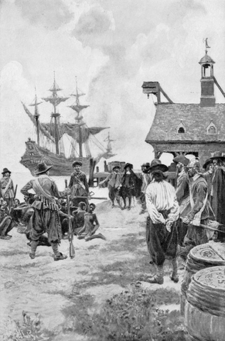 American History was marked by the beginning of slavery in the Chesapeake