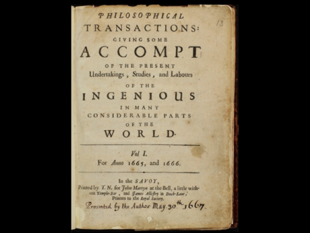 primera revista científica