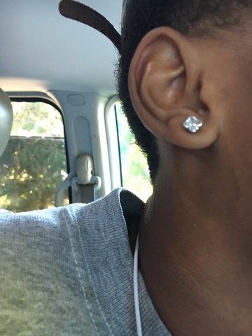 Getting my ears pierced