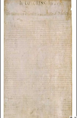 The Declaration of Indepence
