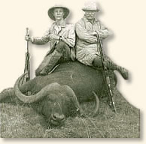 Roosevelt leaves presidency and visits Africa