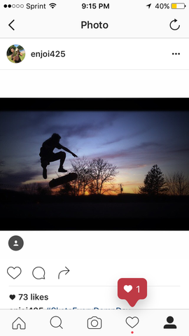 My cousin taught me how to skate