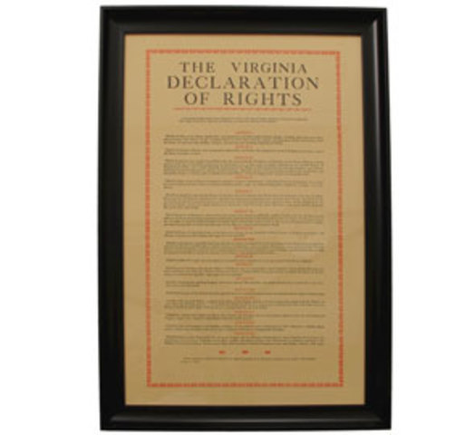 The Virginia Declaration of Rights