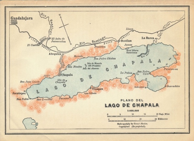 Plano Lago de Chapala 1911