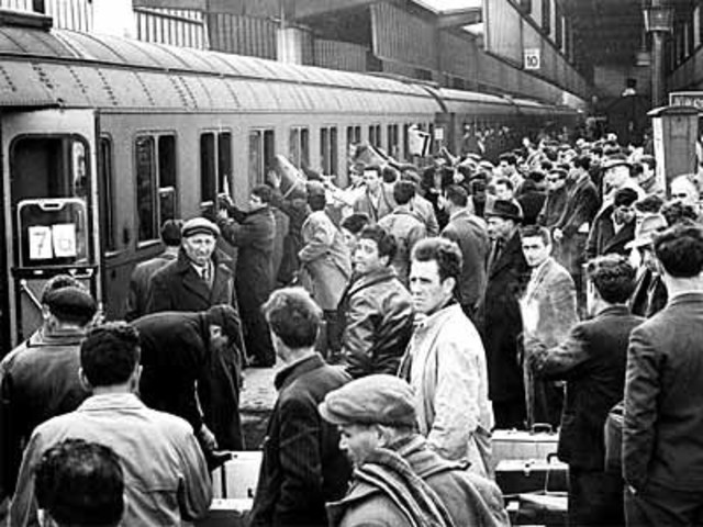 Die Gastarbeiter begannen