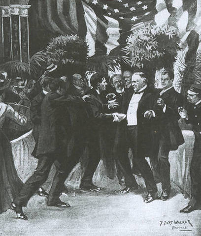 Named President when McKinley is assassinated