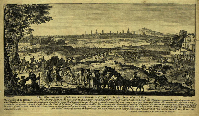 Inici del setge de Barcelona