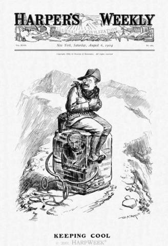 Theodore wins Presidency over Alton B. Parker