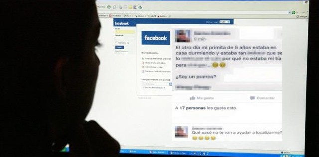 Estatus en Facebook de presunto pedófilo activa pesquisa de ICE