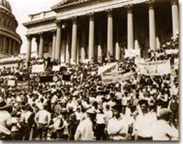 Hoover disbands the Bonus Army