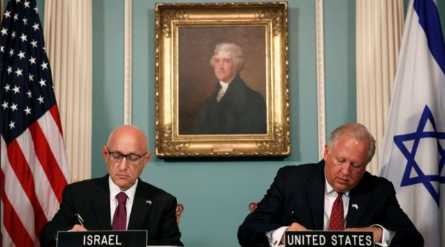 The US gives $38 billion over Ten Years to Military Assistance for Israeli