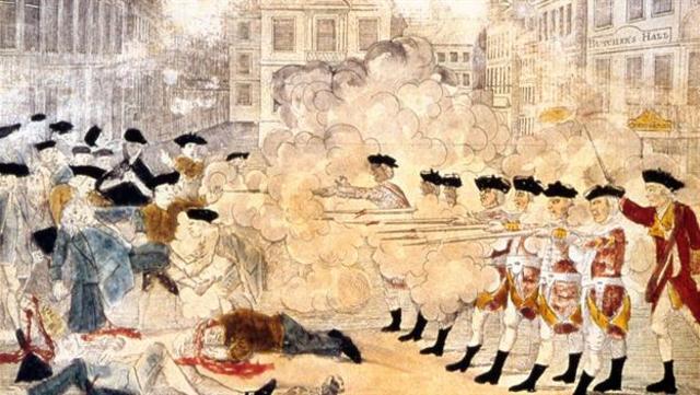 Boston Massacre, 1770