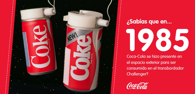 Coca- Cola sale a la atmósfera