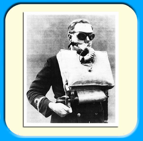 Se inventa el primer aparato auto-contenido de respiración sub-acuatica