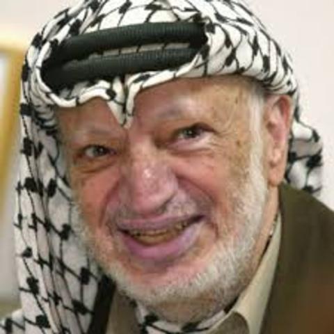 Yasser Arafat Elected Chairman of the PLO